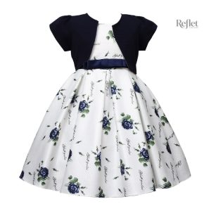 Robe d'été à manches courtes pour petite fille