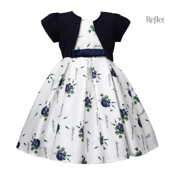 Robe d'été à manches courtes pour petite fille