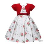 Robe à volants et fleurs pour look vintage