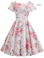 Robe fleurie année 60