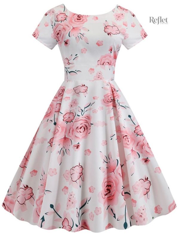 robe-fleurie-annee-60-1 Robe fleurie année 60