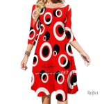 Robe fluide de ville style années 70