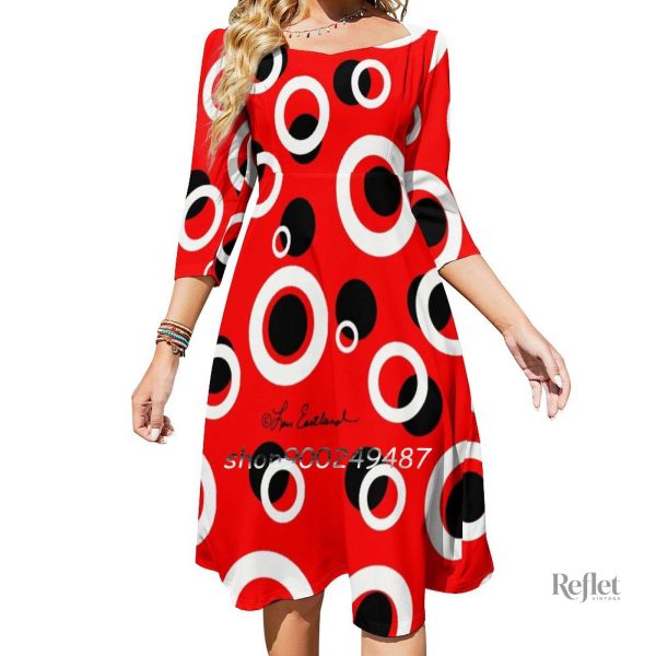 robe-fluide-de-ville-annee-70-1 Robe fluide de ville style années 70