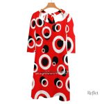 Robe légère au design rétro des années 70