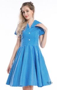 Robe habillée vintage, look classique