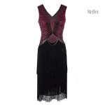 Robe sophistiquée années 30, choix de mode unique