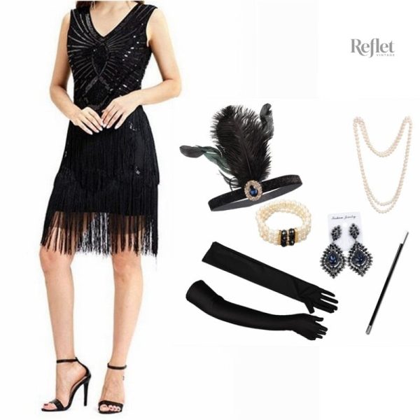 Robe chic années 30 inspirée de la haute couture