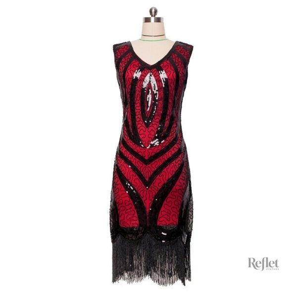 Robe glamour années folles, parfaite pour les fêtes