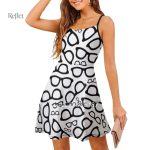 Modèle de robe à imprimé rétro années 70
