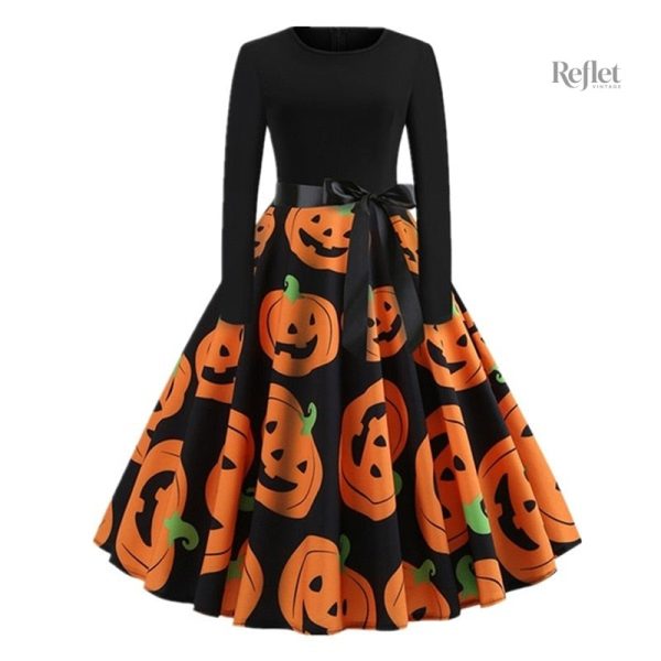 Robe à col bateau, style sixties