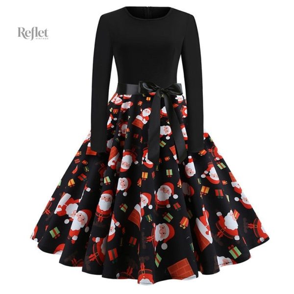 Robe à volants, touche vintage