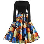 Robe à fleurs, ambiance rétro