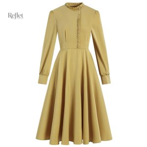 Robe vintage inspirée des années 30, élégante et rétro