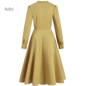 Robe Inspiration Années 30, silhouette féminine classique