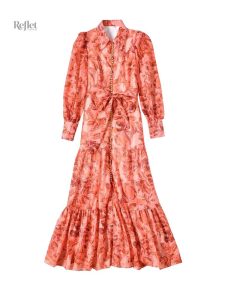 Robe vintage inspiration années 40, élégante et rétro