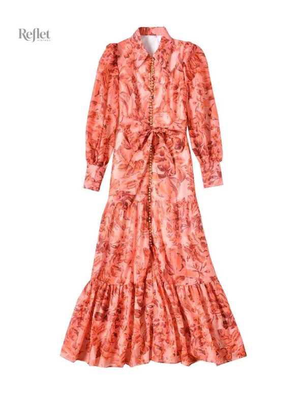 robe-inspiration-annee-40-1 Robe vintage inspiration années 40, élégante et rétro