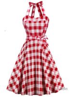 Robe vintage inspirée des années 50, élégante et rétro
