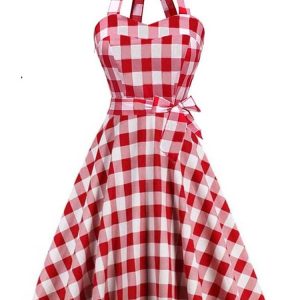 Robe vintage inspirée des années 50, élégante et rétro