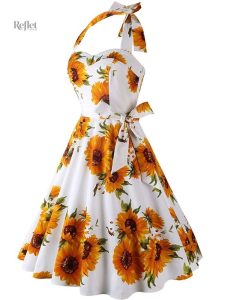 Robe style 50s, esprit classique avec une touche moderne