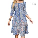 Robe inspiration années 70, style rétro et coloré