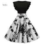 Robe jeune femme style années 70