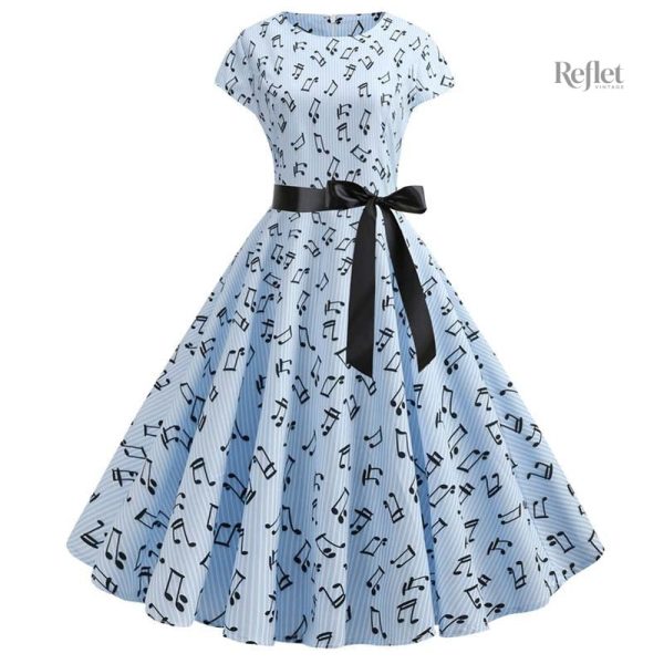 Robe à pois années 40 pour enfant