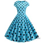 Robe à fleurs années 40 pour jeune fille