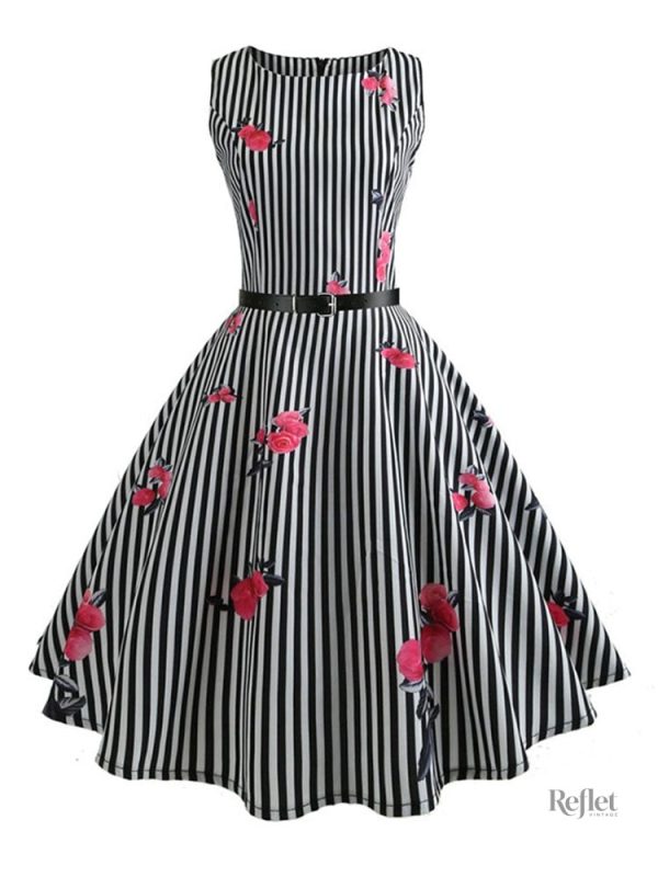 Robe des années 40, en matière confortable