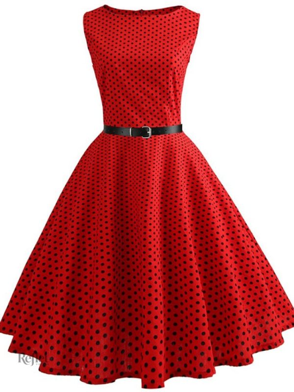 Robe vintage légère inspirée des années 40