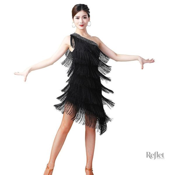 Modèle de robe vintage années 30, coupe évasée