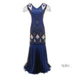 Robe longue style année 20 pas cher, élégante et intemporelle