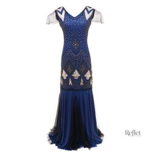 Robe longue style année 20 pas cher, élégante et intemporelle