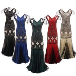Robe rétro années 20, design chic et abordable pour toutes les occasions