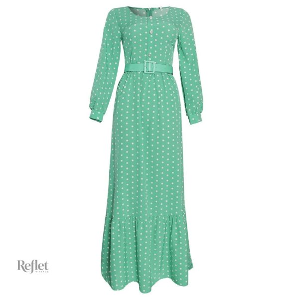 Robe vintage années 70, taille ajustée