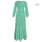 Robe longue années 70, chic et décontractée