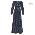 Robe longue années 70, style festival