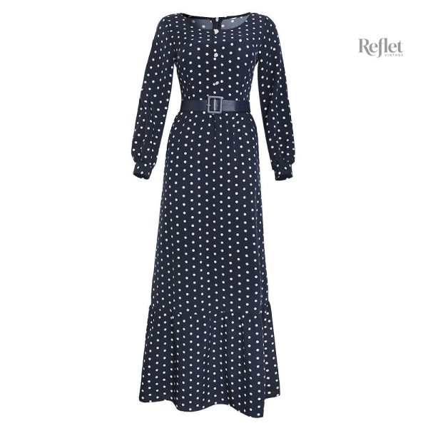 Robe longue années 70, style festival