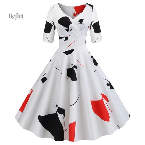 robe-longue-annee-70-vintage-1 Robe longue vintage années 70 en style rétro
