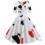 Robe longue à la mode des années 70, style décontracté