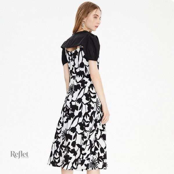 Robe vintage style années 80 pour fille