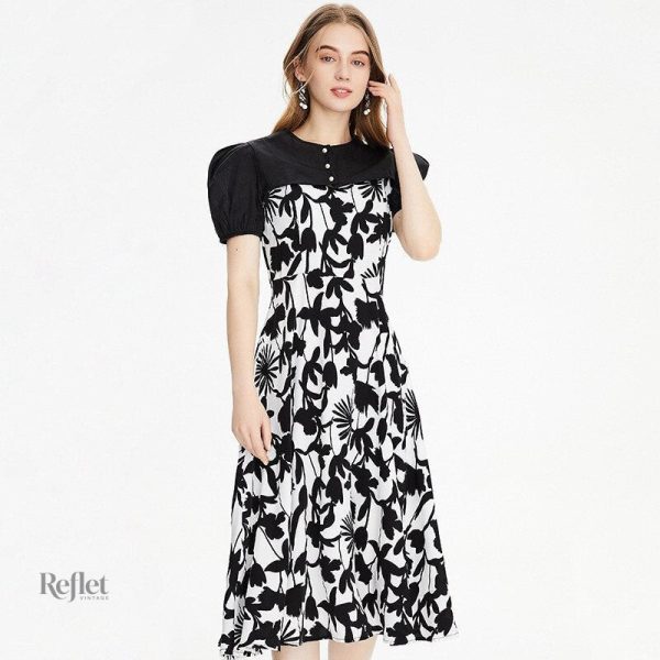 Robe classique pour jeunes, style rétro années 80