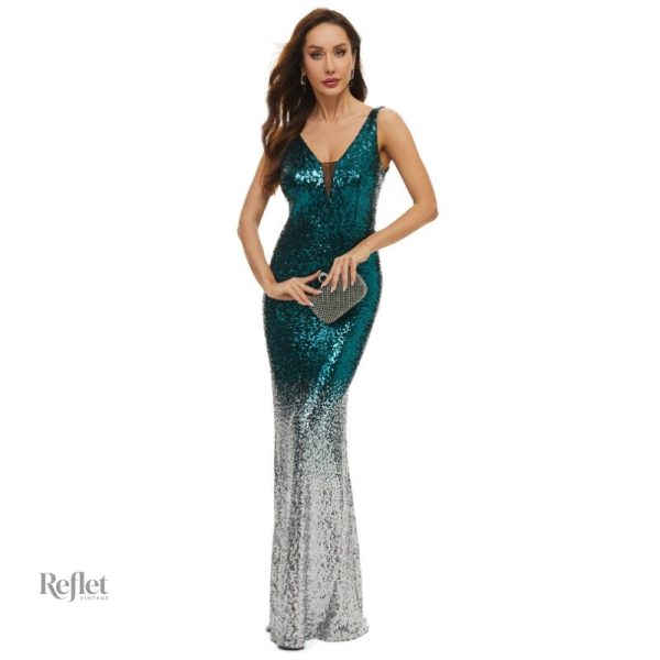 Robe élégante années 20 à porter en soirée