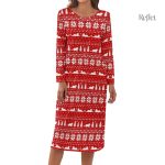 Robe maxi 70 avec motifs floraux