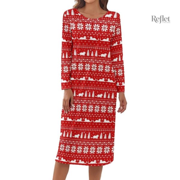 Robe maxi 70 avec motifs floraux