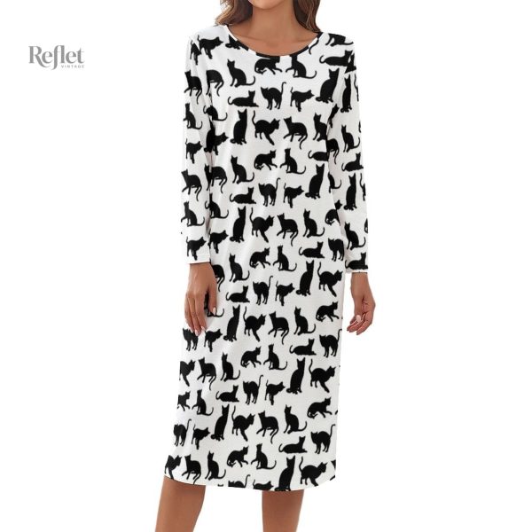 Robe hippie chic des années 70 colorée
