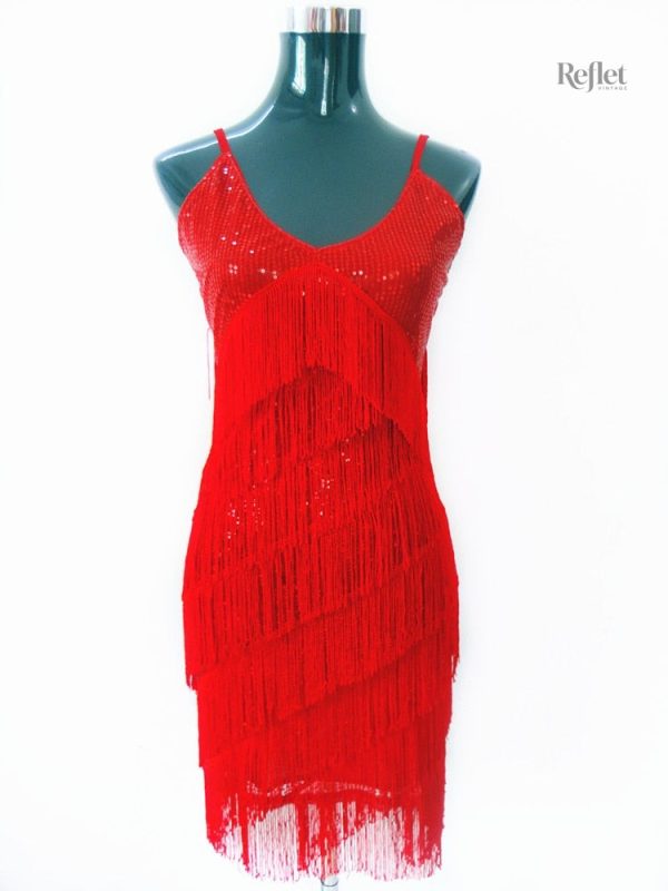 robe-longue-rouge-annee-20-1 Robe longue rouge inspirée des années 20