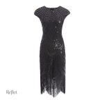 Robe fluide inspirée des années 30