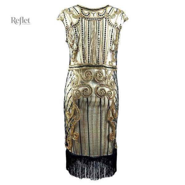 robe-longue-taille-basse-annees-20-1 Robe Longue Taille Basse Années 20