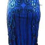 Robe rétro à taille basse pour un look glamour
