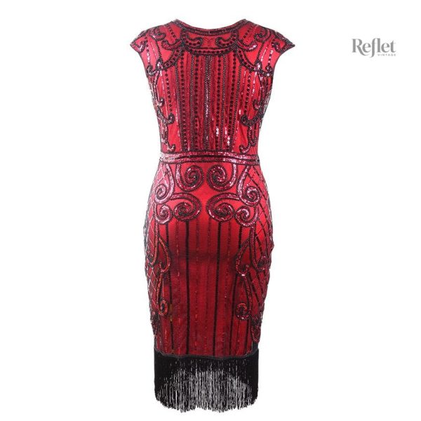 Robe vintage années 20, tissu léger et confortable